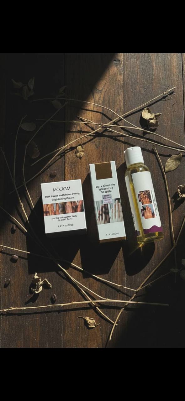 Dark Knuckle Brightening Kit \\Brightening Cream + Whitening Oil + Whitening Serum